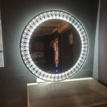 Yuvarlak Halo LED'li Ayna #12